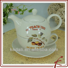 Pote de té de cerámica